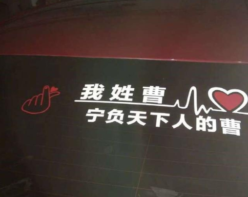 姓氏車貼火了！容我先做個(gè)自我介紹：我姓許，敢睡蛇的那個(gè)許