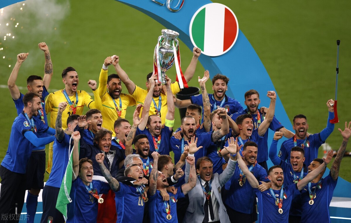 恭喜！意大利大赛冠军4+2 欧洲杯夺冠榜并列第三 34场不败创纪录