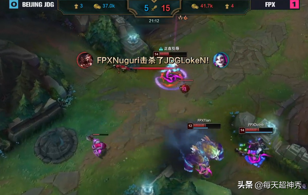 Wei Shenjin sentence come true, lwx leads FPX double kill JDG, lokeN squelchs in the round by