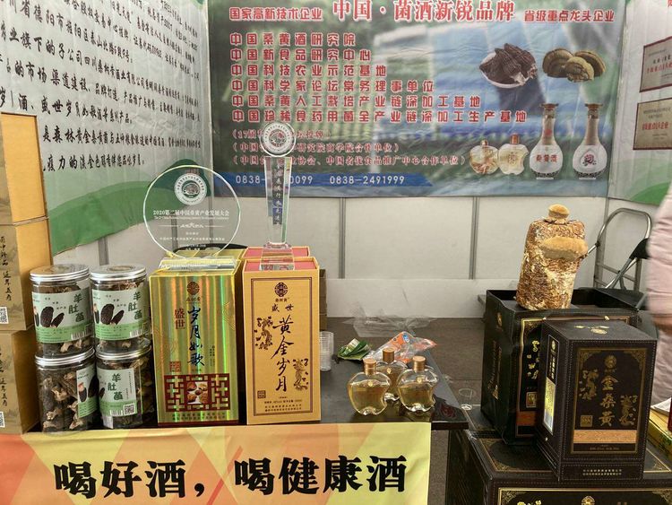 明润桑黄酒参加第二届中国桑黄产业发展大会受好评