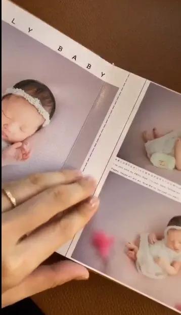 李亞男曬二胎女兒滿月寫真集，小公主清秀甜美，模樣越來越像媽媽