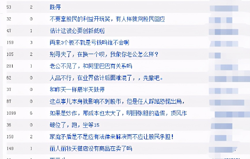 4万股东懵了！董事长夜不归宿、老板娘2个跌停逼股民帮忙找老公