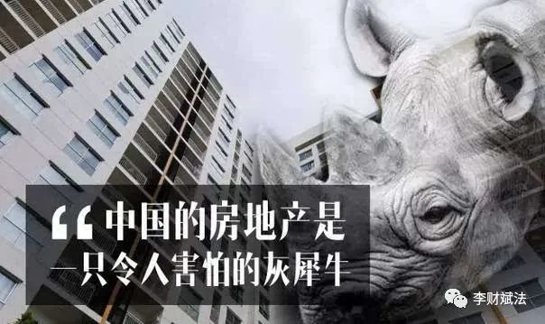 官宣：中国最大的灰犀牛，就是房地产