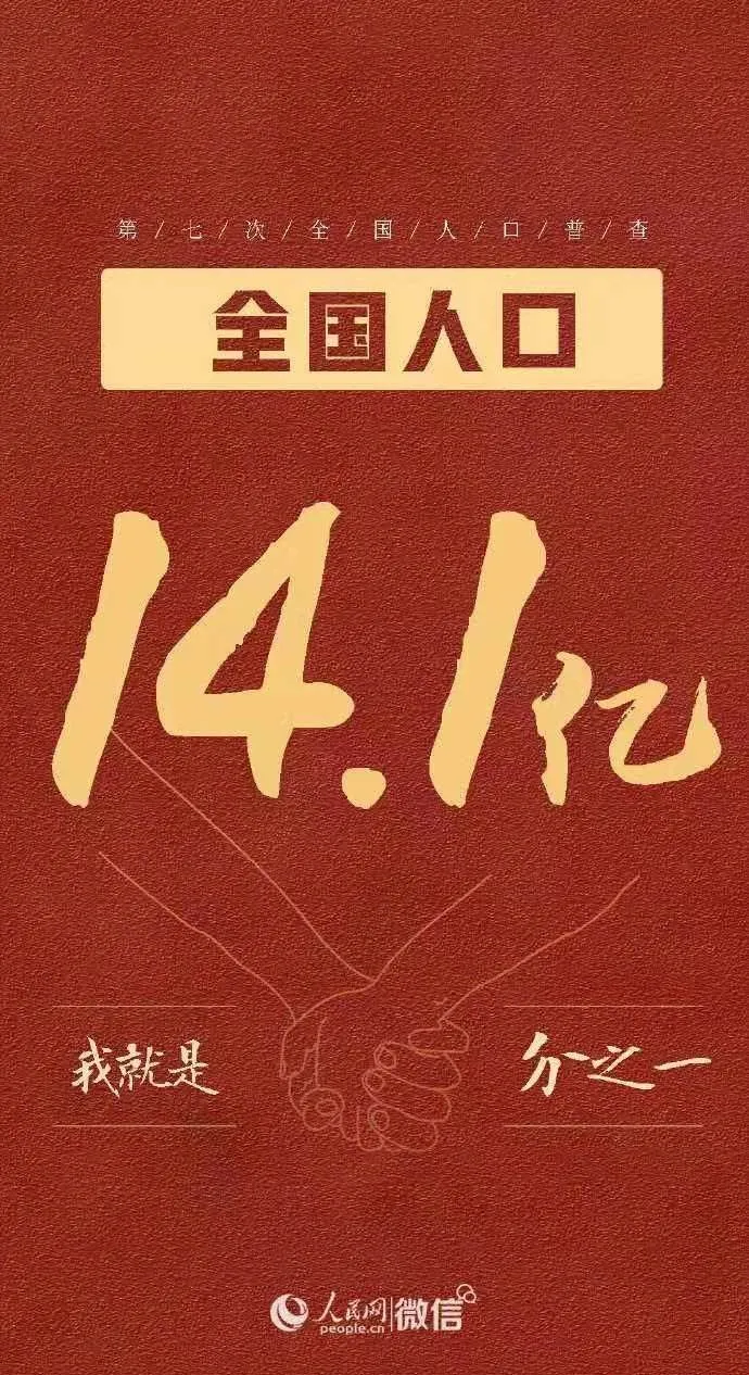 141178万人！第七次人口普查结果权威发布