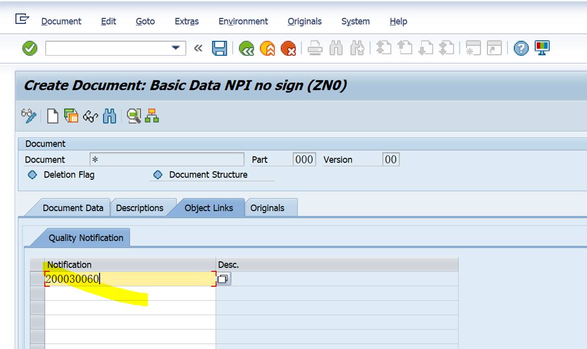 SAP 没有QM02权限如何为一个质量通知单单据上传附件？