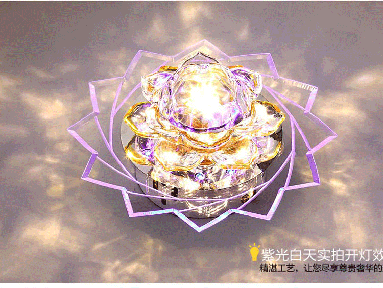 LED水晶过道灯走廊灯效果展示