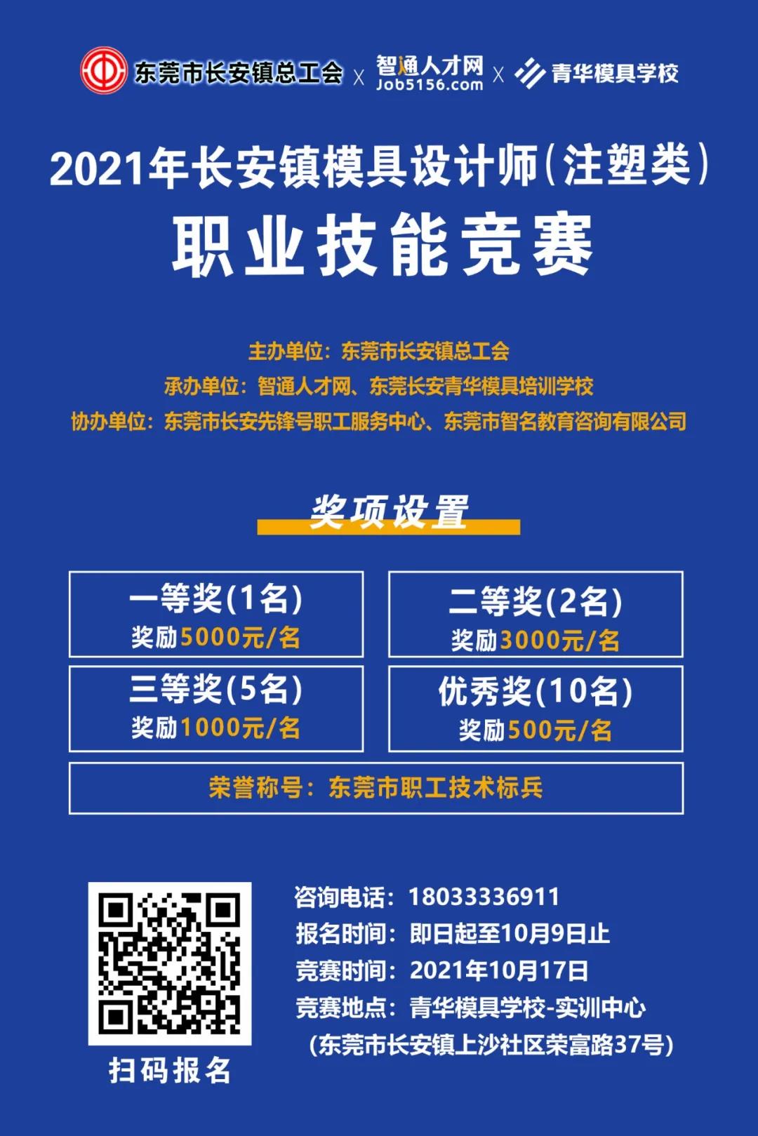 @长安职工，模具设计师（注塑类）职业技能竞赛报名啦