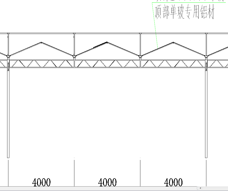 纹络型全玻璃温室大棚图纸分享、温室设计参考案例