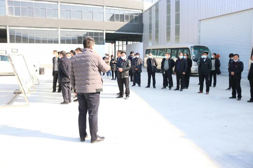 兰陵县新兴镇到兄弟乡镇考察学习