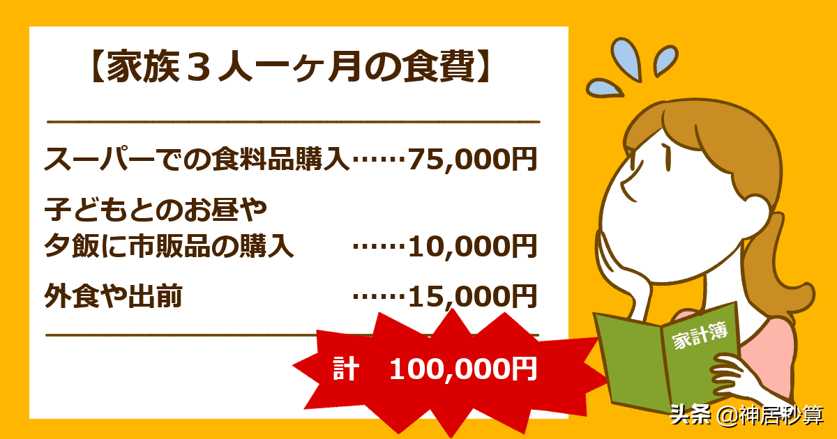 每月伙食费2万惊讶日本妈妈圈 我一顿就能吃2万 神居秒算