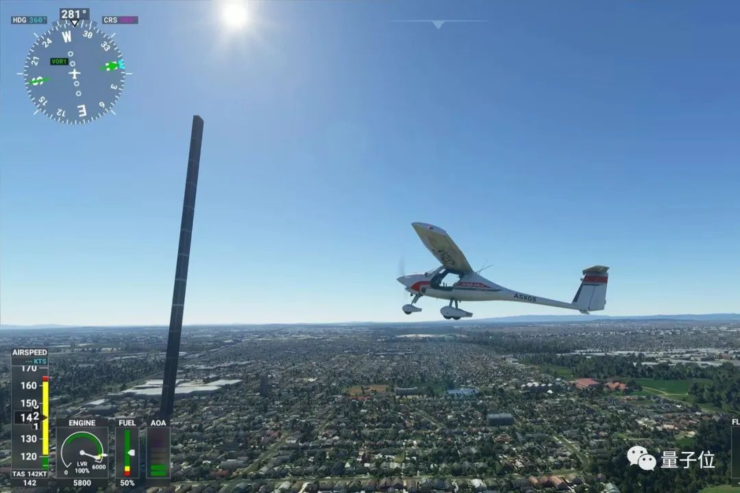 《微软飞行模拟》用AI还原15亿建筑，出现王宫变写字楼bug