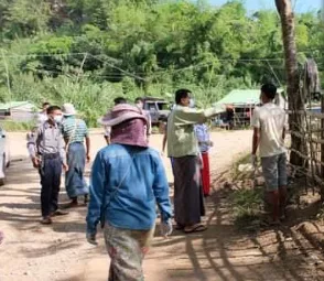 缅甸腊戌一名和确诊者有接触的司机被隔离