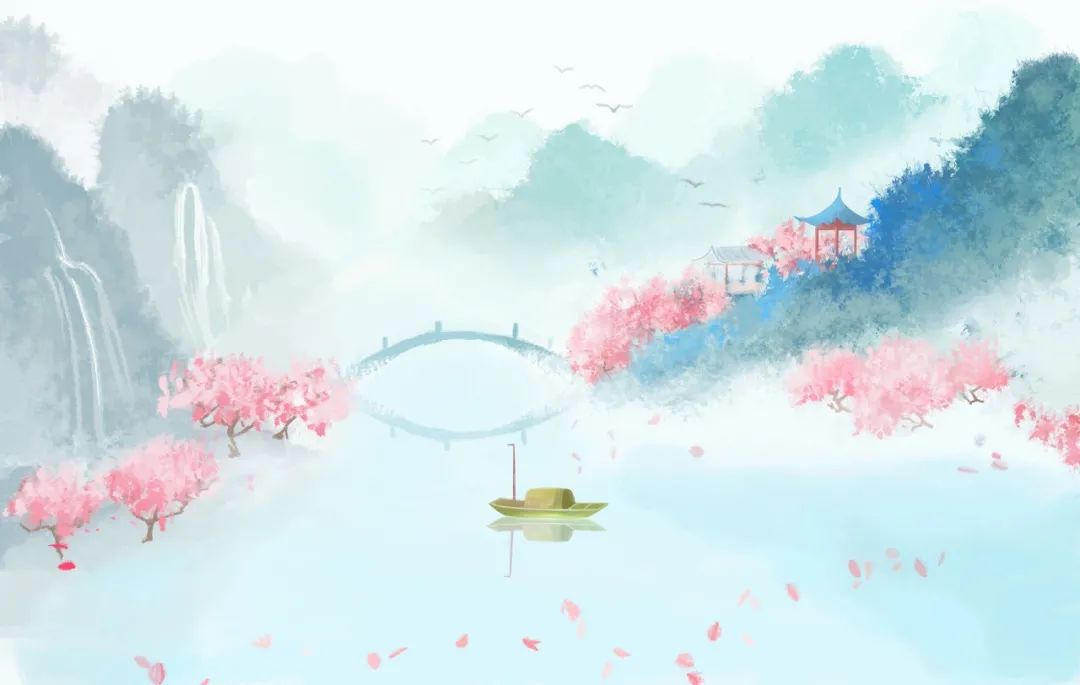 好听唯美的诗词：黄昏庭院柳啼鸦，记得那人，和月折梨花图片