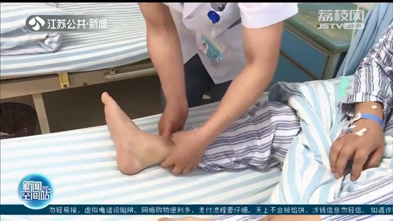 科学健身很重要！淮安男子骑车一脚“蹬”断跟腱