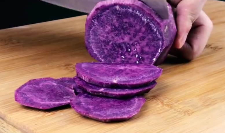 图片[1]-紫薯糕的做法 孩子每天都吵着要吃-起舞食谱网