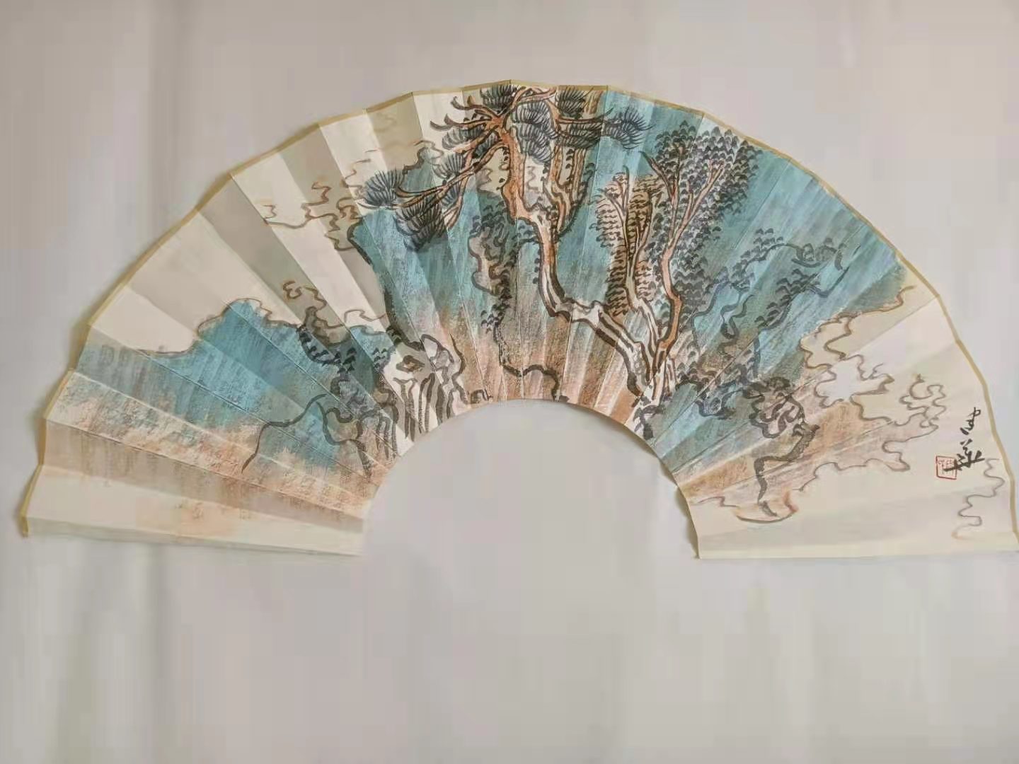 夏日画扇：画家段建华老师扇面作品欣赏