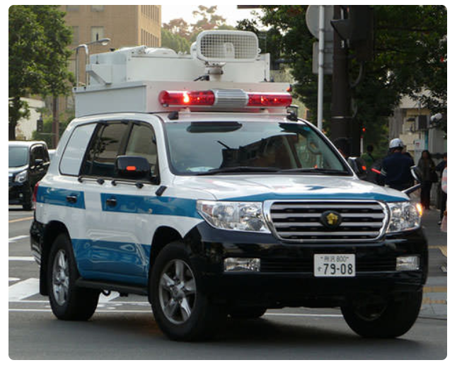 日本警车型号都在这了，丰田本田马自达，全是