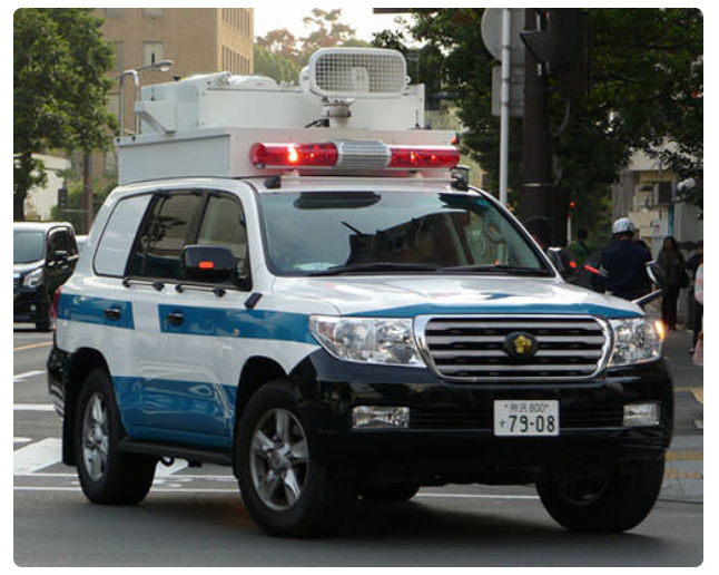 日本警车型号都在这了，丰田本田马自达，全是日本国产车