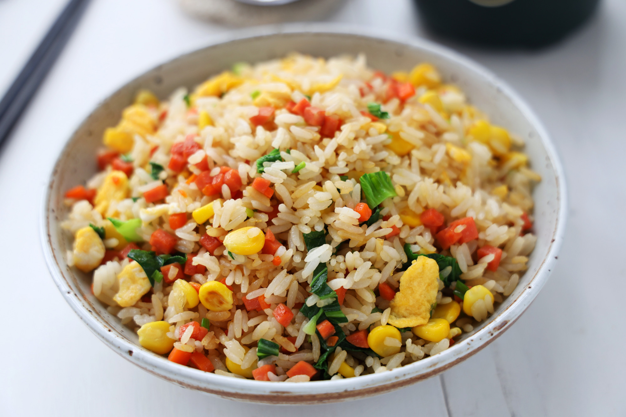 Yangzhou fried rice is so delicious that it’s not greasy to eat every day, it’s golden and attractive, and the grains are distinct