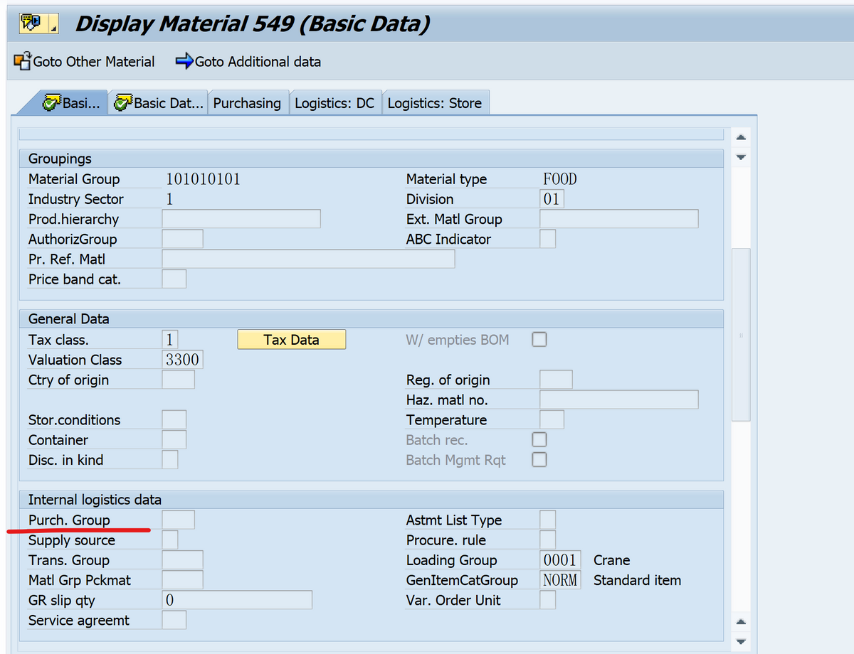 SAP RETAIL商品主資料Basic Data檢視裡幾個讓人莫名驚詫的欄位