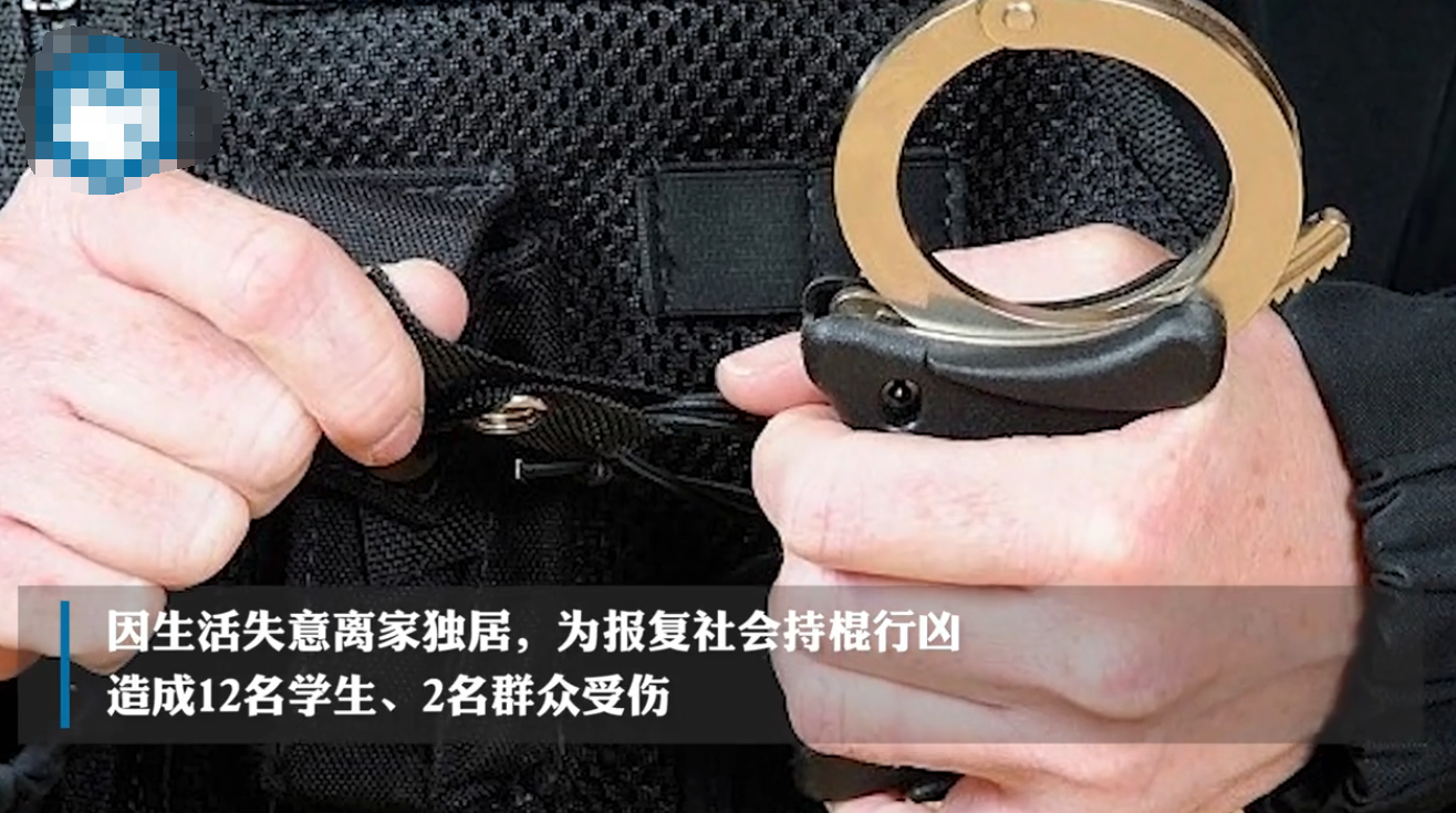 又一起报复社会行凶？河南66岁男子持棍行凶致14人受伤，其中包括12名学生，警方通报