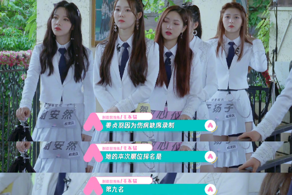 创造营第二次顺位排名，王艺瑾进入首发，徐艺洋遗憾，前三名成疑