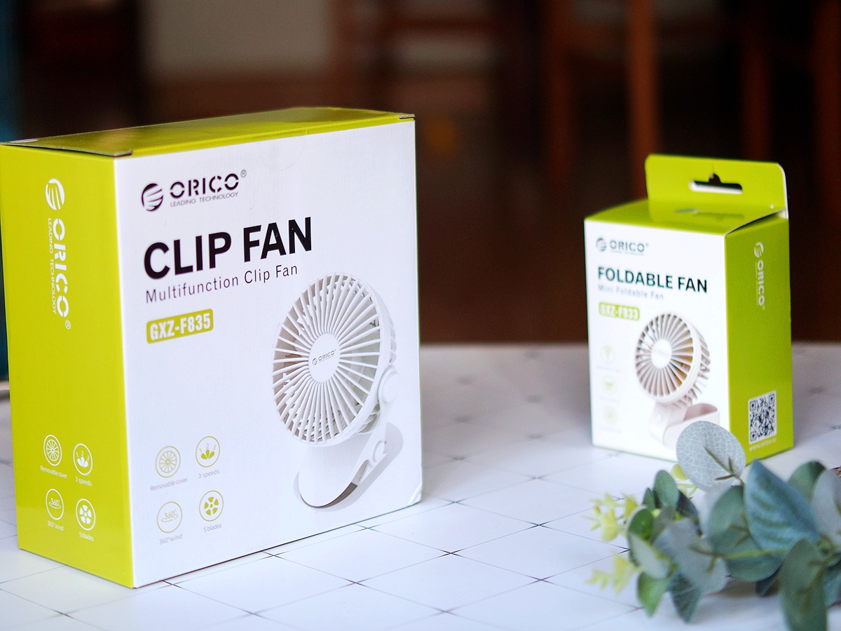 可以变形的迷你风扇ORICO便携风扇