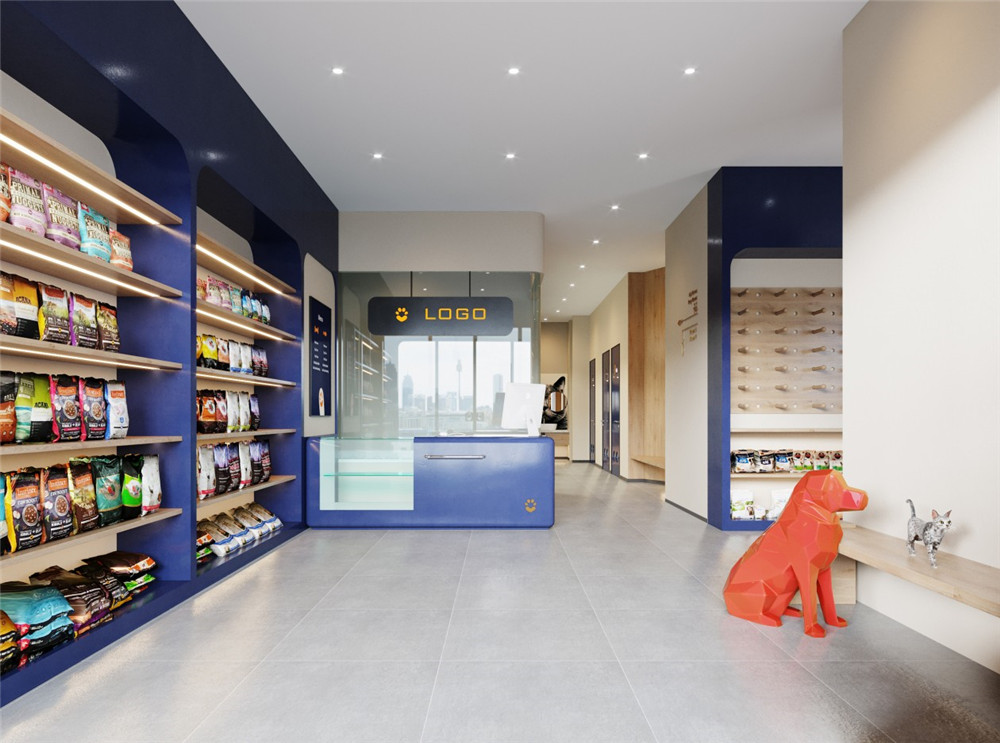 合肥宠物店装修 这么fashion的宠物店装修 可不能错过
