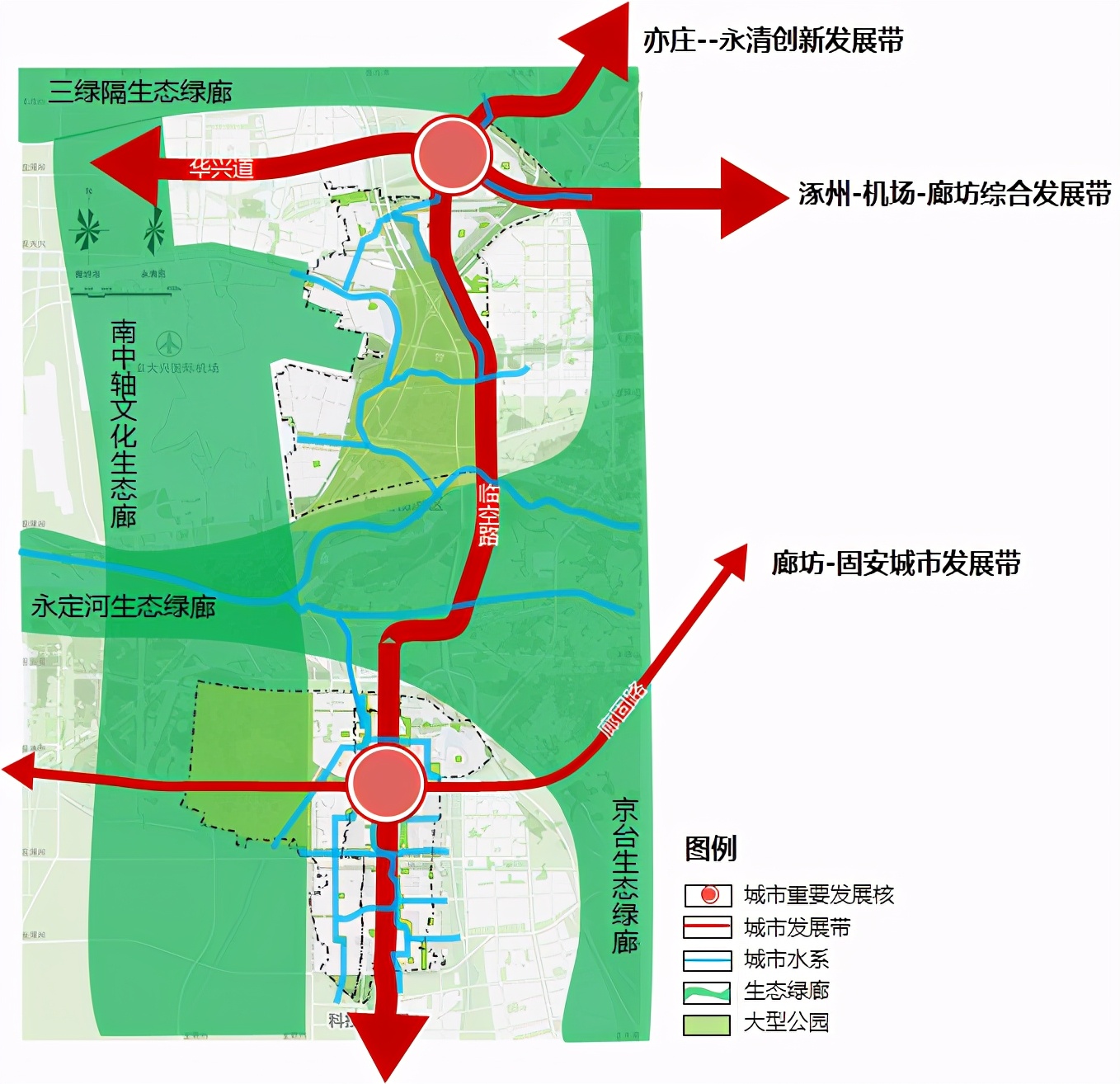 北京大兴国际机场临空经济区廊坊片区城市设计发布