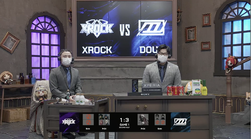 第五人格2021IVL夏季赛常规赛XROCK vs DOU5第一局