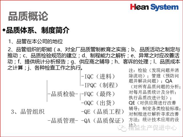 「精益學堂」生產現場品質管理