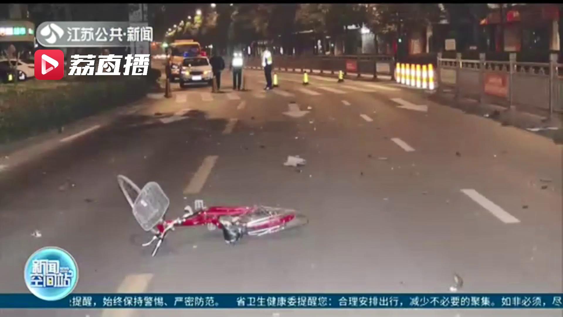 司机凌晨撞人致死还不停车跑了 监控显示司机遮挡前后号牌的坏习惯