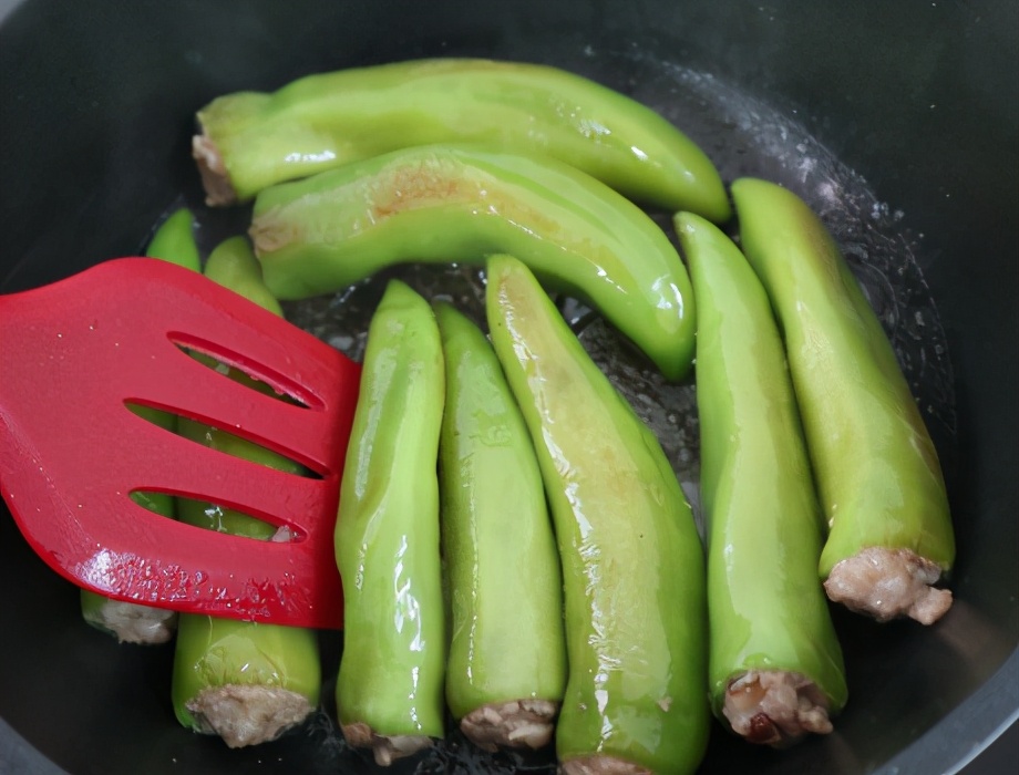 图片[5]-青椒酿肉的做法步骤图 开胃暖身营养高-起舞食谱网
