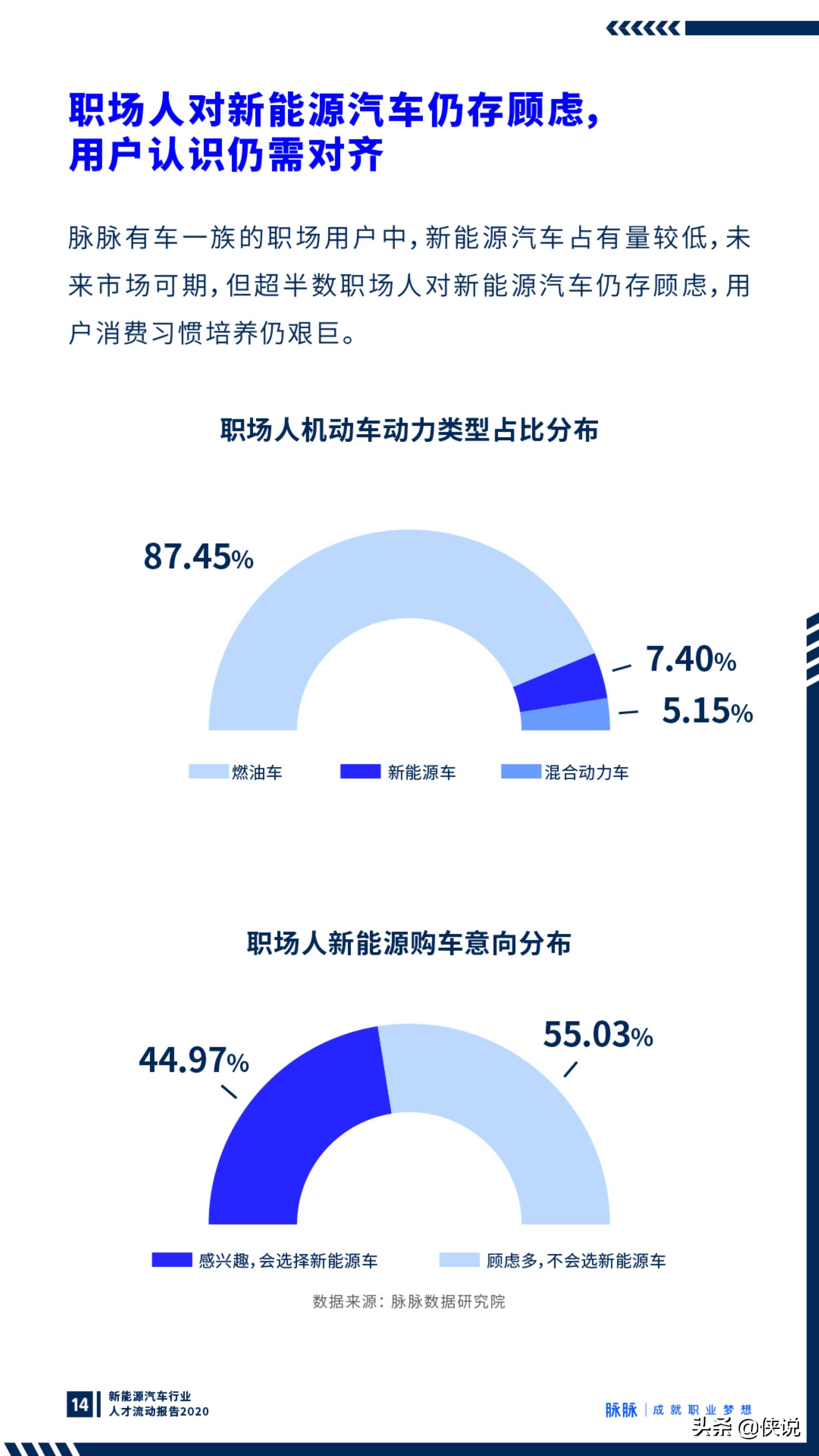 向新而生：新能源汽车行业观察报告2020（脉脉）