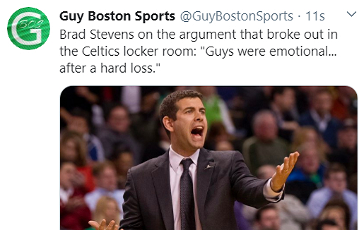 塞爾提克輸球後爆發內訌！史蒂文斯首度發聲：球員們非常情緒化
