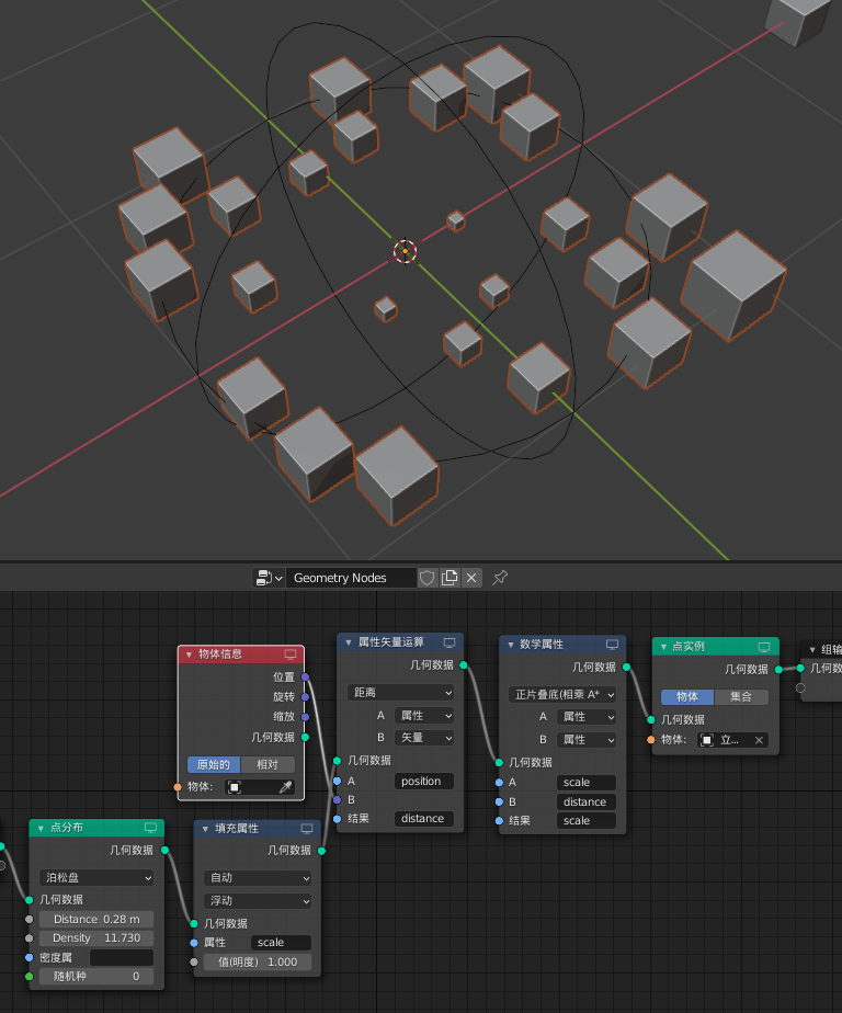 新玩法来了！Blender几何节点新手教学