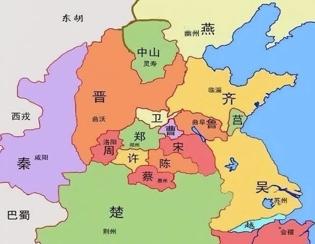 481年春秋战国史，一文就懂，看完仅需5分钟