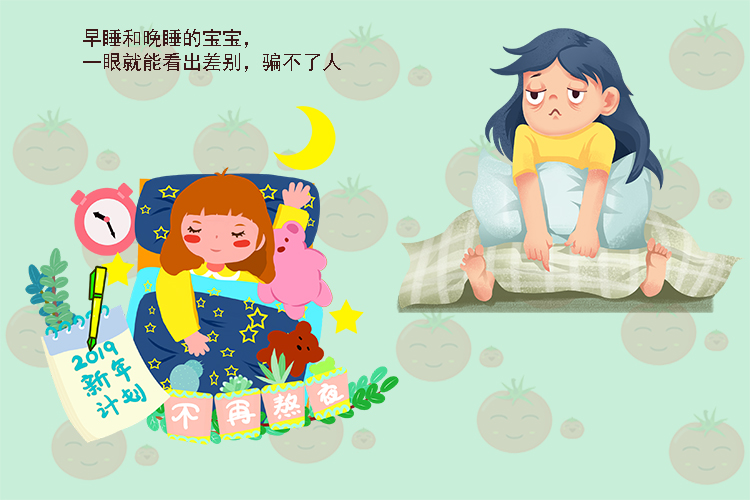 早早睡觉和很晚才睡觉的孩子，进幼儿园后差距很明显，可不能大意