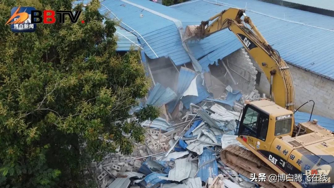 漂亮!博白这13户违章建筑挨拆啦