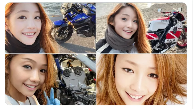 推特超人气日本“摩托美少女”,竟然是50岁大叔?粉丝们崩溃了