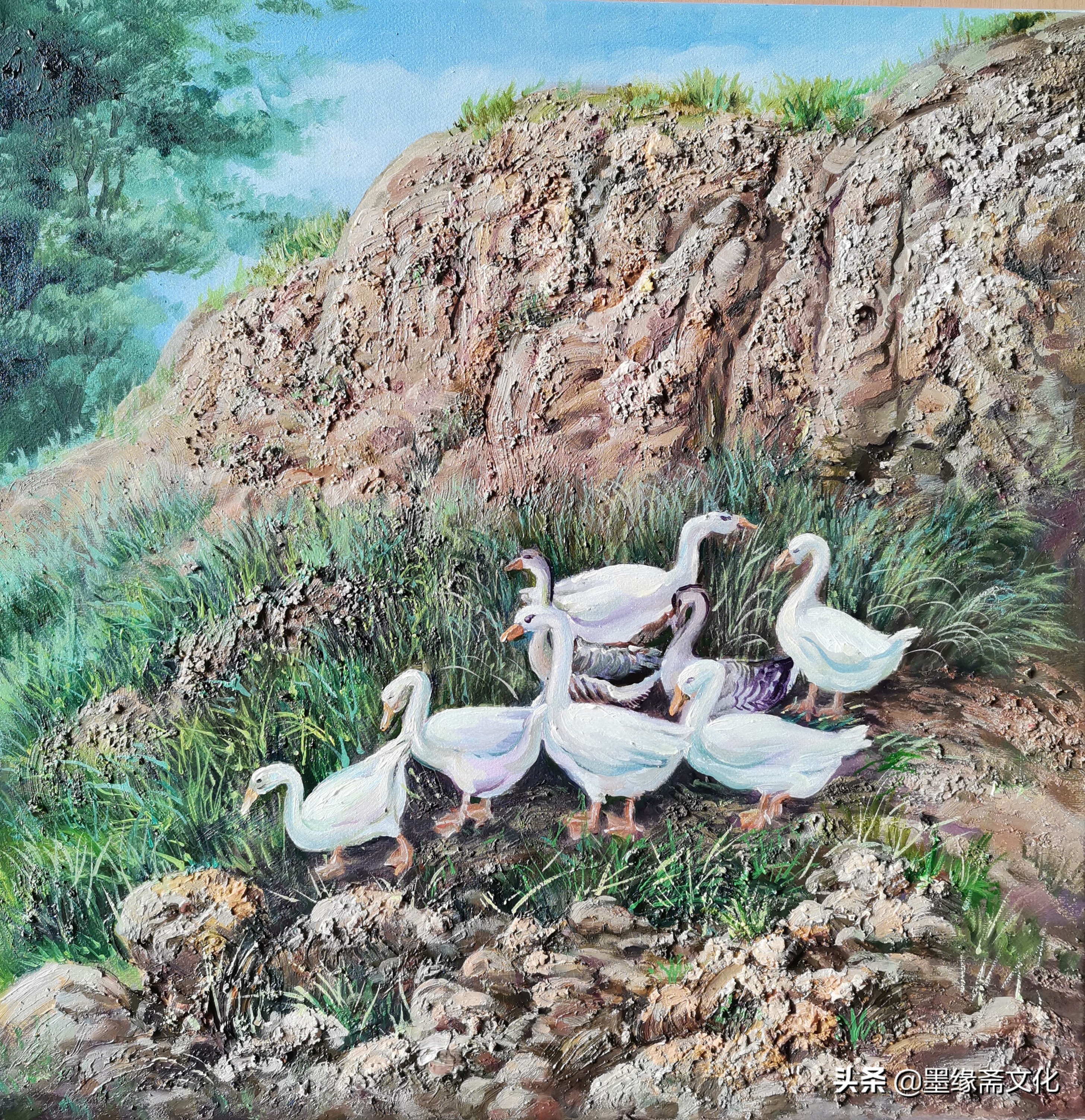 翁文龙油画作品欣赏