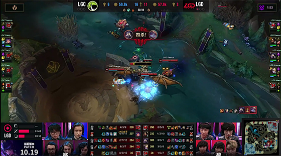 S10：又一场3-0！LGD3-0淘汰LGC晋级S10小组赛