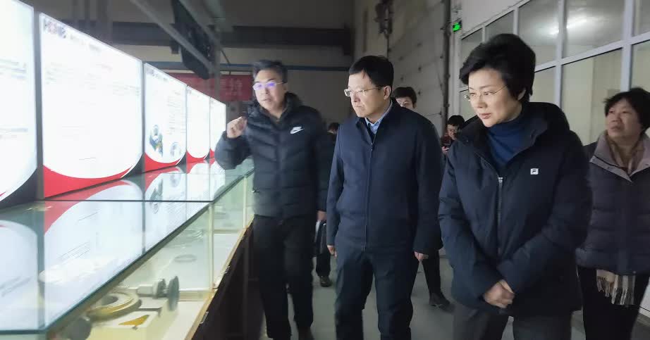 洛陽市副市長王軍調(diào)研洛陽鴻元軸承