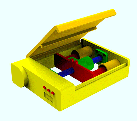 「機(jī)械動(dòng)圖」微小型滾珠絲杠使用案例