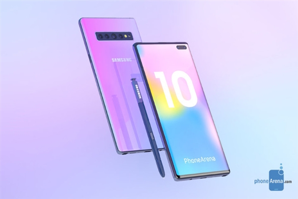 共4款型号！三星Note 10系列产品曝出：显示屏升級 5G 后置摄像头四摄