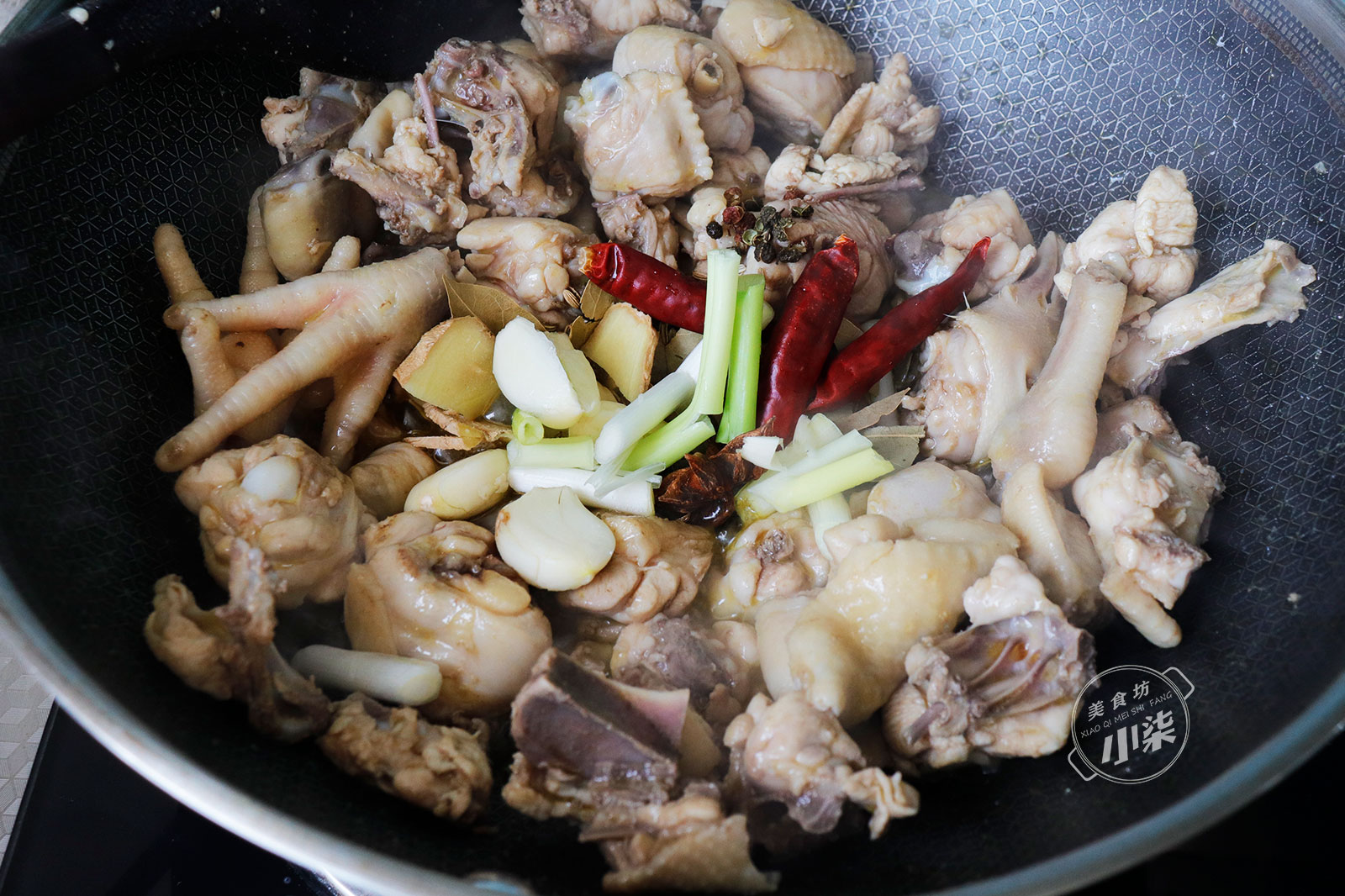 图片[7]-天冷了 最适合吃这样的大盘鸡 面条筋道入味 出锅连汤汁都不剩-起舞食谱网