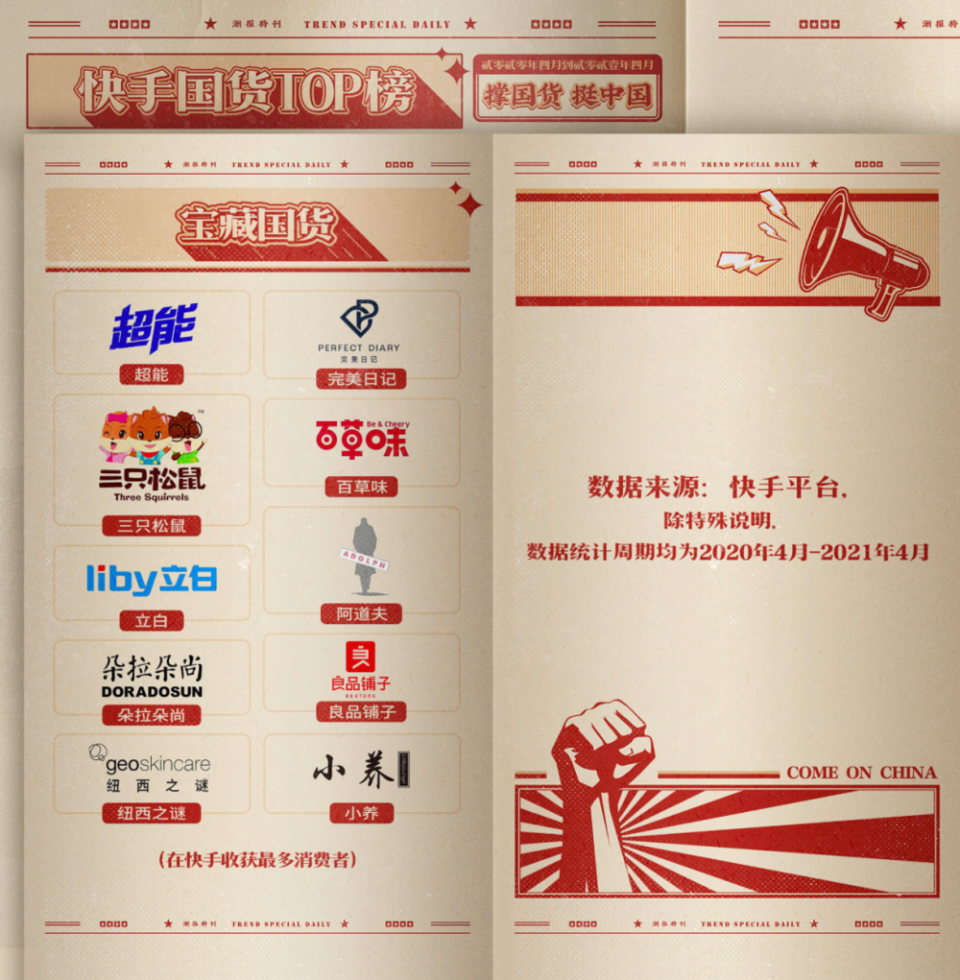 国货发光背后：在快手玩品牌营销，路子有多“野”？