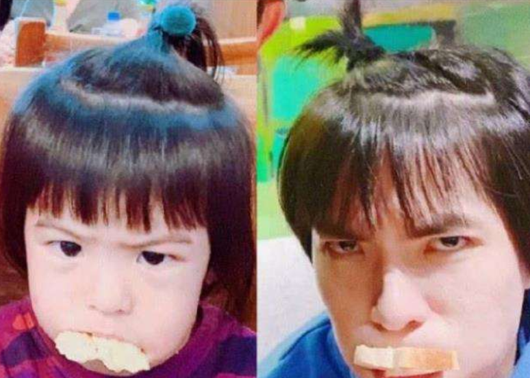 有種“逆襲”叫波妞，小時候像蕭敬騰，如今終於有賈靜雯的感覺了