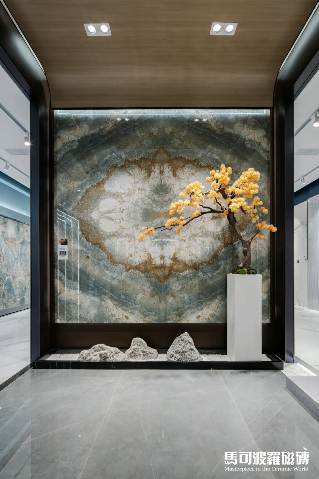 惊呆了,原来马可波罗瓷砖AI随机无限连纹空间那么美