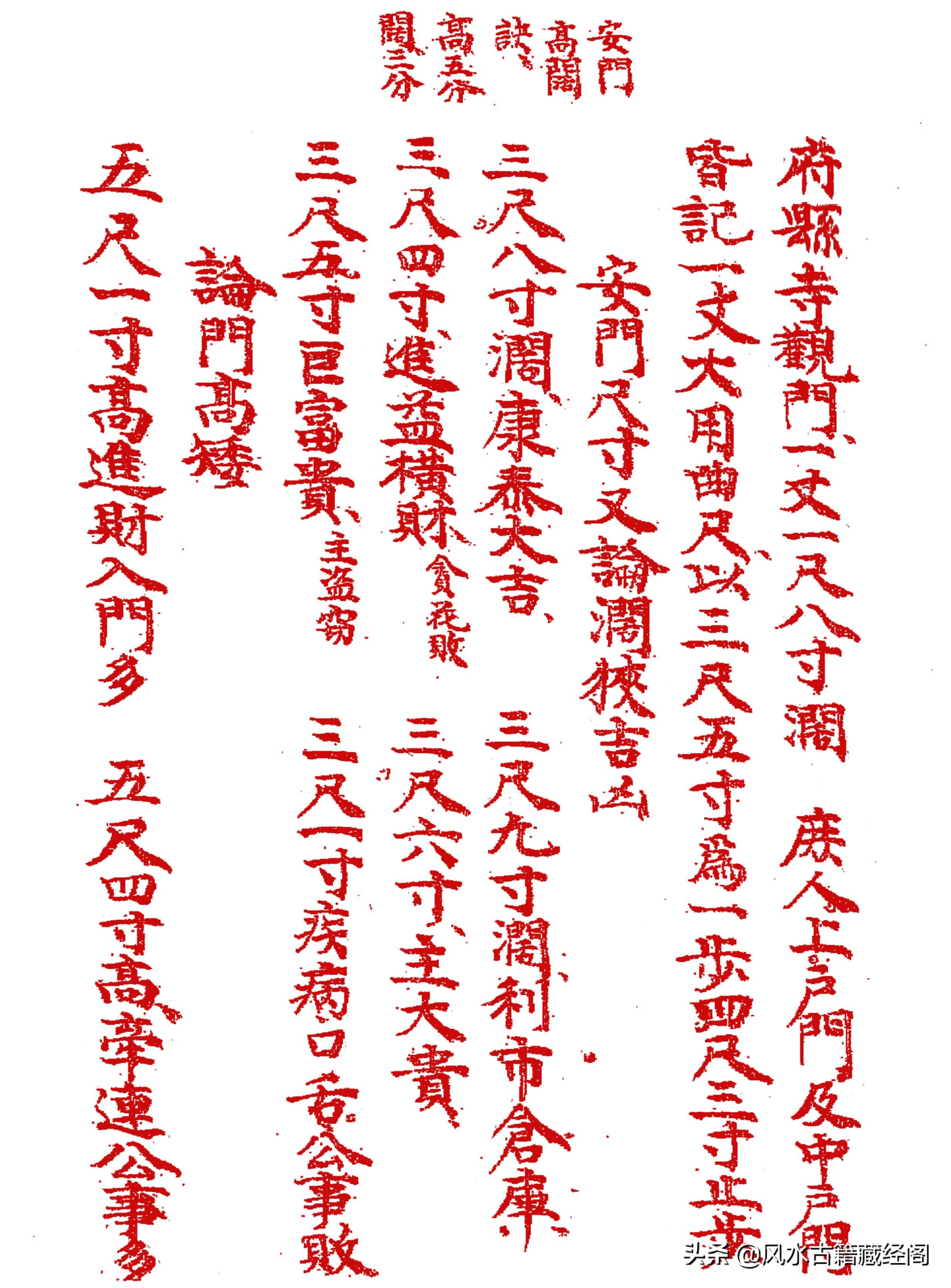 杨公阴阳宅造作秘法（卷一）